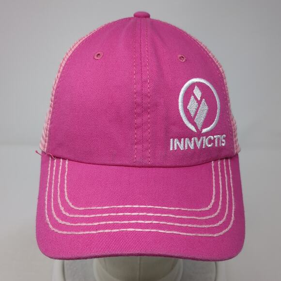 Innvictis Simplot Grower Solutions Trucker Hat Pink One Size Adjustable Ha - Picture 2 of 9
